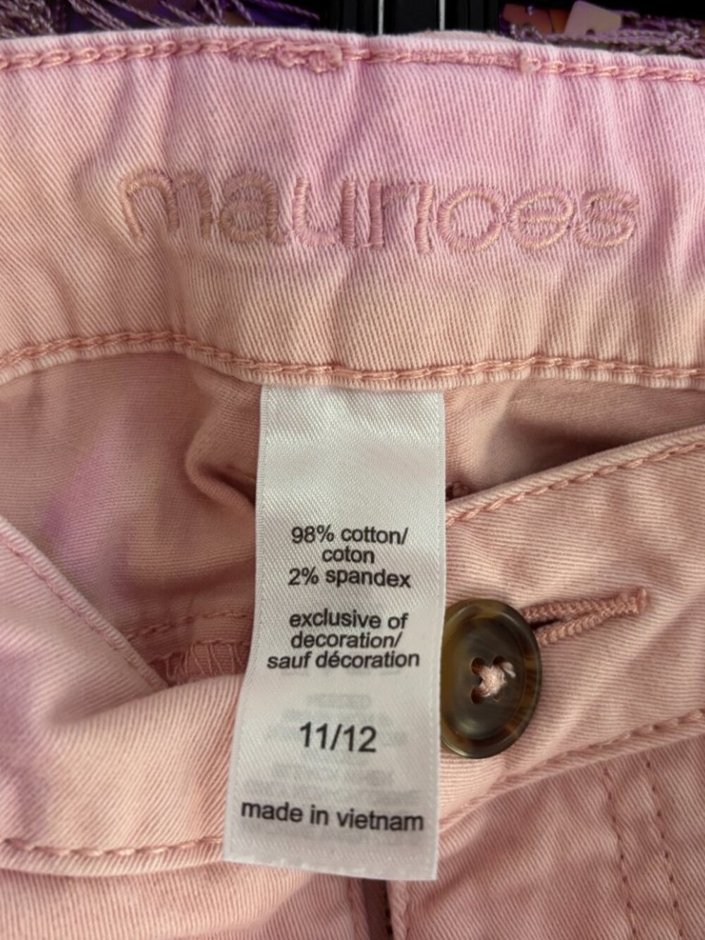 Maurice Ladies Sz 12 Pink Shorts - Picture 3 of 3
